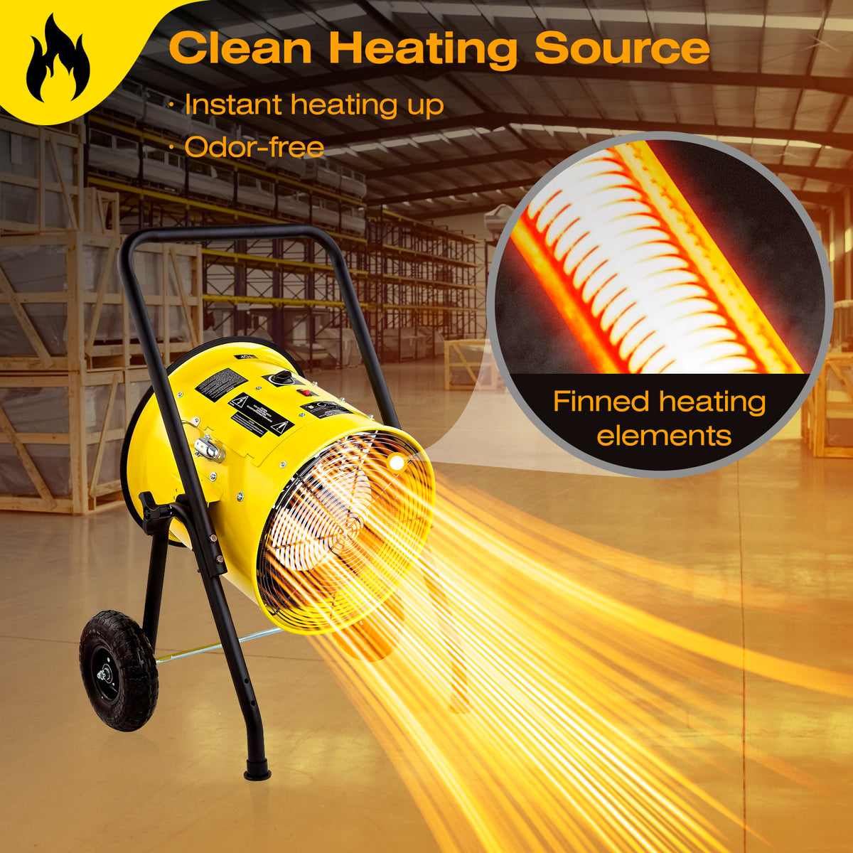 Dr. Infrared Heater DR-PS11024 Salamander Construction 10000-Watt
