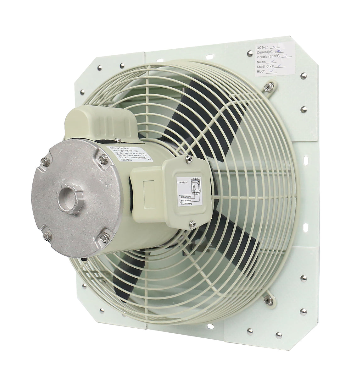 iLiving ILG8SF12S-CR 12-Inch Corrosion Resistance Shutter Exhaust