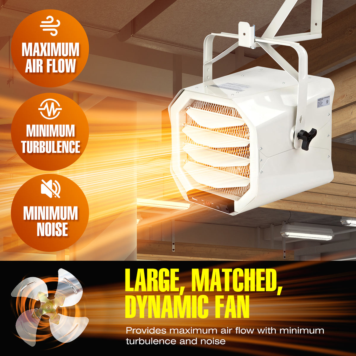 Dr. Infrared Heater DR-910F 10000-Watt 240-Volt Heavy-Duty