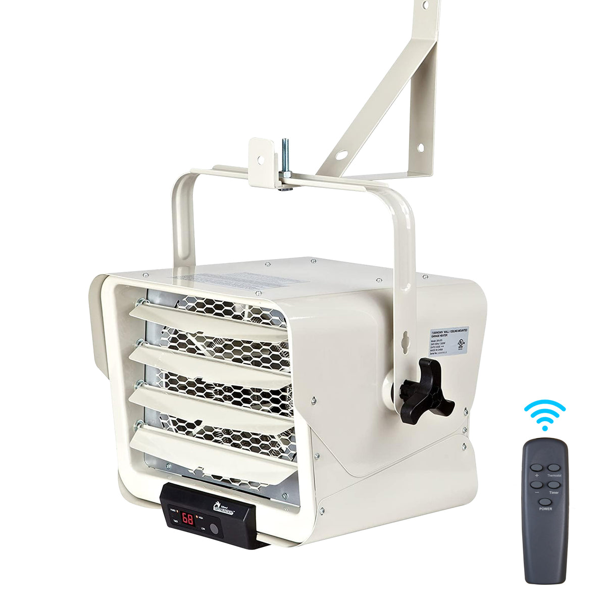 Dr. Infrared Heater DR-975 7500-Watt 240-Volt Hardwired Shop