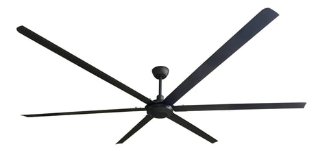 iLiving 102 Inch, 8.5 feet HVLS 6 Blades BLDC Big Ceiling Fan, High Volume Low Speed HVLS Outdoor Fan with Powerful Brushless DC Motor, Reversible Industrial Commercial and Residential 102" Blade, 90 RPM with IR Remote  (ILG8HVLS102)