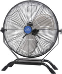 ILG8E20-15 - iLIVING 20" Wall Mounted/Floor Stand Variable Speed Indoor/Outdoor Fan, Industrial grade for Patio, Greenhouse, Garage, Workshop, and Loading Dock, 4650 CFM, Black