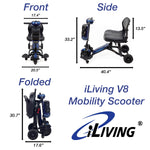 V8 - iLIVING Foldable Electric Mobility Scooter