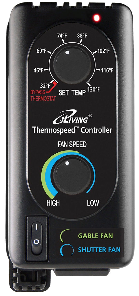 ILG8SFST iLiving Exhaust Fan Thermospeed™ Controller – iLiving USA