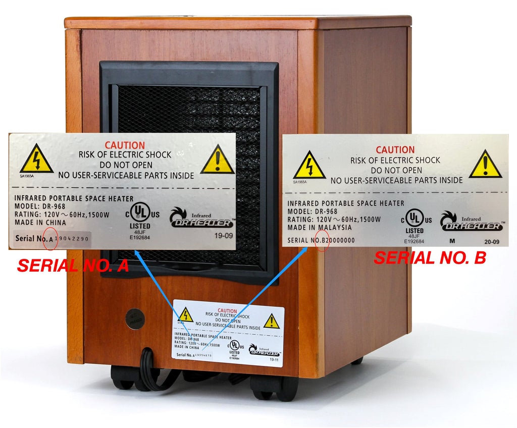Infrared Heating Element for DR-968 – iLiving USA