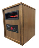 DR-123 - DR. INFRARED HEATER DR-123 Indoor Portable Space Heater with Remote Control, 1500W Dual Heating, 4 Wheels for Mobility, Programmable Timer, Thermostat, Ultra Quiet, Coffee
