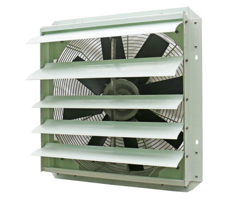 ILG8SF18S-CR - iLiving 18-Inch Corrosion Resistance Shutter Exhaust Fan, Single Speed