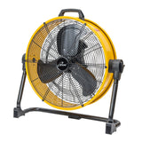 ILG8M20-50DC - iLiving 20 Inches 5703 CFM Heavy Duty High Velocity Barrel Floor Drum Fan With DC Brushless Motor, Stepless Speed Adjustment for Workshop, Garage, Commercial or Industrial Environment, UL Safety Listed