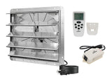 ILG8SF20VC - iLiving 20 Inch Smart Remote Shutter Exhaust Fan with Thermostat, Humidistat, Variable Speed, Timer, Wall Mounted, 20"