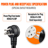 Dr. Infrared Heater DR-218 Greenhouse Garage Workshop Heater, 1500W/3000W