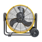 ILG8M24-60DC - iLiving 24 Inches 7935 CFM Heavy Duty High Velocity Barrel Floor Drum Fan With DC Brushless Motor, Stepless Speed Adjustment for Workshop, Garage, Commercial or Industrial Environment, UL Safety Listed
