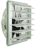 ILG8SF24S-CR - iLiving 24-Inch Corrosion Resistance Shutter Exhaust Fan, Single Speed