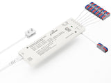 ILG-LED-PS24V60W - iLIVING 24V 60W Class 2 LED Power Supply, Ultra Slim Constant Voltage Under Cabinet Driver with 7 Ports, Independent Output, Centralized Control Signal Port & Quick Connectors, 100-240V AC to 24V DC