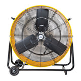 ILG8M30-75DC - iLiving 30 Inches 12350 CFM Heavy Duty High Velocity Barrel Floor Drum Fan with DC Brushless Motor, Stepless Speed Adjustment for Workshop, Garage, Commercial or Industrial Environment, UL Safety Listed