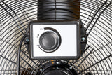 ILG8M30-75DC - iLiving 30 Inches 12350 CFM Heavy Duty High Velocity Barrel Floor Drum Fan with DC Brushless Motor, Stepless Speed Adjustment for Workshop, Garage, Commercial or Industrial Environment, UL Safety Listed