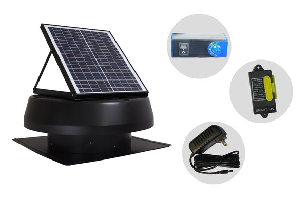 solar attic fan