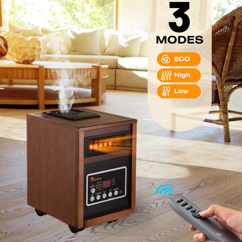 DR-998W - DR. INFRARED HEATER DR-998, 1500W Dual Heating Infrared