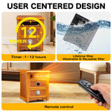 Dr. Infrared Heater DR-999 Portable Infrared Space Heater with Nightstand Design, Furniture-Grade Cabinet, 1500W