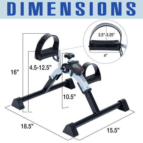 ILG-688 - iLiving Under Desk Bike Pedal Exerciser with Electronic Disp iLiving USA ILG-688 - iLiving Under Desk Bike Pedal Exerciser with Electronic Disp iLiving USA