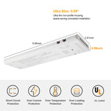 ILG-LED-PS12V60W - iLIVING 12V 60W Class 2 LED Power Supply, Ultra Slim Constant Voltage Under Cabinet Driver with 7 Ports, Independent Output, Centralized Control Signal Port & Quick Connectors, 100-240V AC to 12V DC