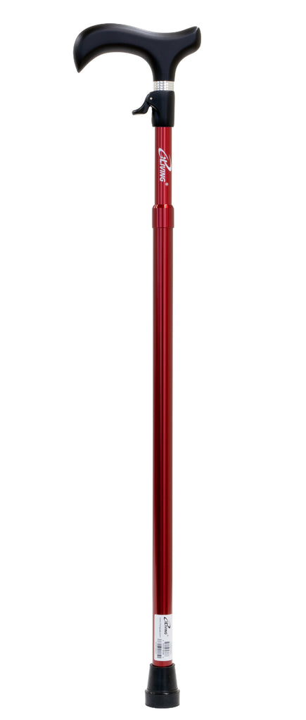 cast-a-cane fishing pole and collapsible adjustable walking cane iLiving One-Touch Walking Cane for Women, Men, Seniors – IntuiTrigger – iLiving USA