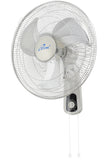 ILG8IN18X - iLiving Glow Oscillating Wall Mount Fan with Adjustable Tilt, 18-inch, 3 Speed, Metal Grille and Blade, 90 Degree Oscillation, Airflow 1650CFM, Ideal for Home, Bedroom, Gym & Office, Greenhouse