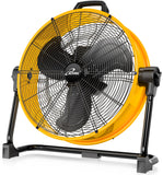 ILG8M20-50DC - iLiving 20 Inches 5703 CFM Heavy Duty High Velocity Barrel Floor Drum Fan With DC Brushless Motor, Stepless Speed Adjustment for Workshop, Garage, Commercial or Industrial Environment, UL Safety Listed