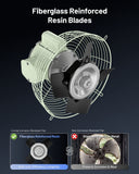 iLiving ILG8SF12S-CR 12-Inch Corrosion Resistance Shutter Exhaust Fan, Single Speed