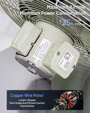 iLiving ILG8SF16S-CR 16-Inch Corrosion Resistance Shutter Exhaust Fan, Single Speed