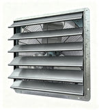 ILG8SF24V-DC - iLIVING 24" Smart Wall Mounted Shutter Exhaust Fan, 4244 CFM, 12-Speed, WiFi App Control Ventilation for Garages, Warehouse, Barn, Greenhouses, Auto Temperature Humidity Control, BLDC Motor, Hardwired