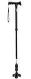 iLiving Walking Cane for Men and Women Foldable, Adjustable, and Free-Standing with Pivot Tip, Heavy-duty design support up to 300 Pounds