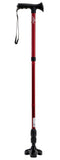 iLiving Walking Cane for Men and Women Foldable, Adjustable, and Free-Standing with Pivot Tip, Heavy-duty design support up to 300 Pounds