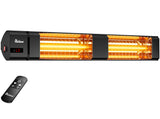 DR-239 - DR. INFRARED HEATER DR-239 3000W Indoor & Outdoor Infrared Patio Heater, Wall or Ceiling Mount, IP55 Weatherproof, Commercial or Residential, 220V-240V Electric heater with Remote & Mounting Kit