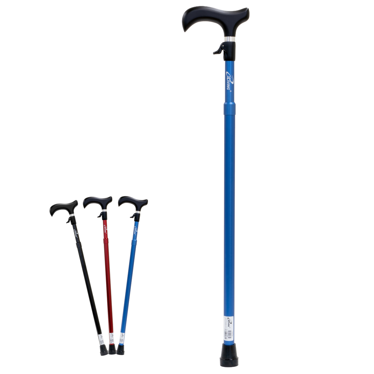 One Cane iLiving One-Touch Walking Cane for Women, Men, Seniors – IntuiTrigger ...