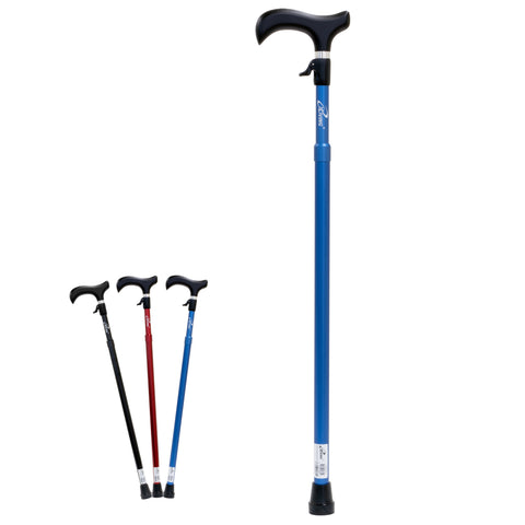 cast-a-cane fishing pole and collapsible adjustable walking cane iLiving One-Touch Walking Cane for Women, Men, Seniors – IntuiTrigger – iLiving USA