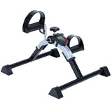 ILG-688 - iLiving Under Desk Bike Pedal Exerciser with Electronic Display - Fully Assembled Folding Exercise Equipment, Mini Bike for Legs and Arms Workout, Portable and Easy-to-Use with LCD Screen