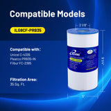 iLiving ILG8CF-PRB35 Pool & Spa Filter Replacement, Compatible with Unicel C-4335, Guardian 409-219, Filbur FC-2385, 03FIL1300, 17-2482, 25393, 303557, 817-3501, R173431, Pleatco PRB35-IN, 2-Pack
