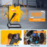 iLiving Low Noise Turbo Fan, 3-Speed, Portable Air Circulator for Shop, Office, Greenhouse, Home and Warehouse