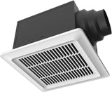 iLiving ILG8FV110 Bathroom Ventilation  Exhaust DC Fan Adjustable Speed Selector, Smart Flow 50-110 CFM, ENERGY STAR