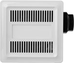 iLiving ILG8FV111 Bathroom Ventilation  Exhaust DC Fan Adjustable Speed Selector, Smart Flow 50-110 CFM, ENERGY STAR