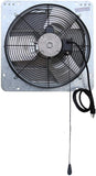 ILG8SF16V-T - iLiving 16 inch Shutter Exhaust Attic Garage Grow Fan, Ventilation fan with 3 Speed Thermostat 6 Foot Long 3 Plugs Cord