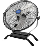 ILG8E20-15 - iLIVING 20" Wall Mounted/Floor Stand Variable Speed Indoor/Outdoor Fan, Industrial grade for Patio, Greenhouse, Garage, Workshop, and Loading Dock, 4650 CFM, Black