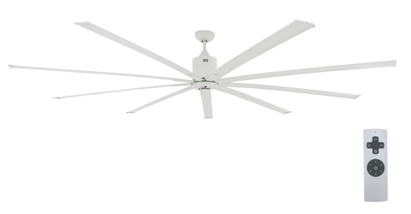 iLiving 96-Inch, 8 feet HVLS 9 Blades BLDC Big Ceiling Fan, High