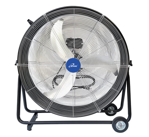 ILG8MF30-83 - 30" High Velocity Drum Fan Industrial, Commercial, Air Circulator for Garage, Shop, Patio, Barn, Greenhouse, Speed Control 8300 CFM, UL Listed